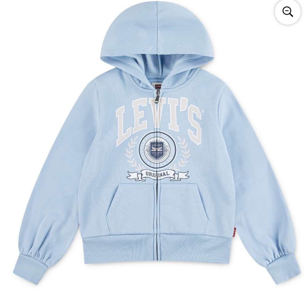 Levi’s Girls Collegiate Full Zip Hoodie – NWT | Size S